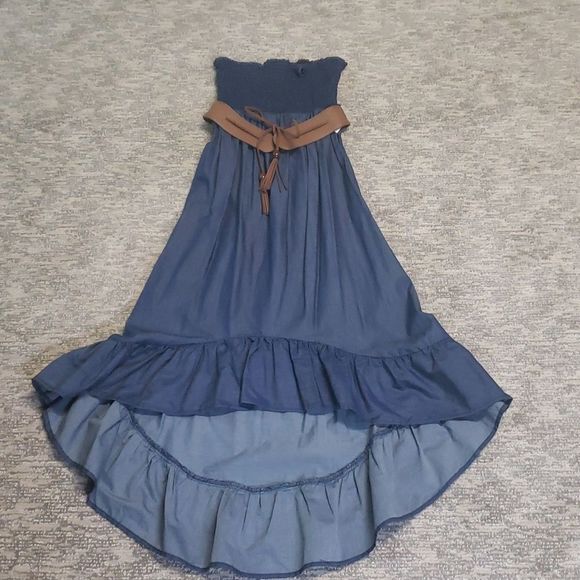 Maurices brand high/ low denim style dress. - Picture 5 of 8